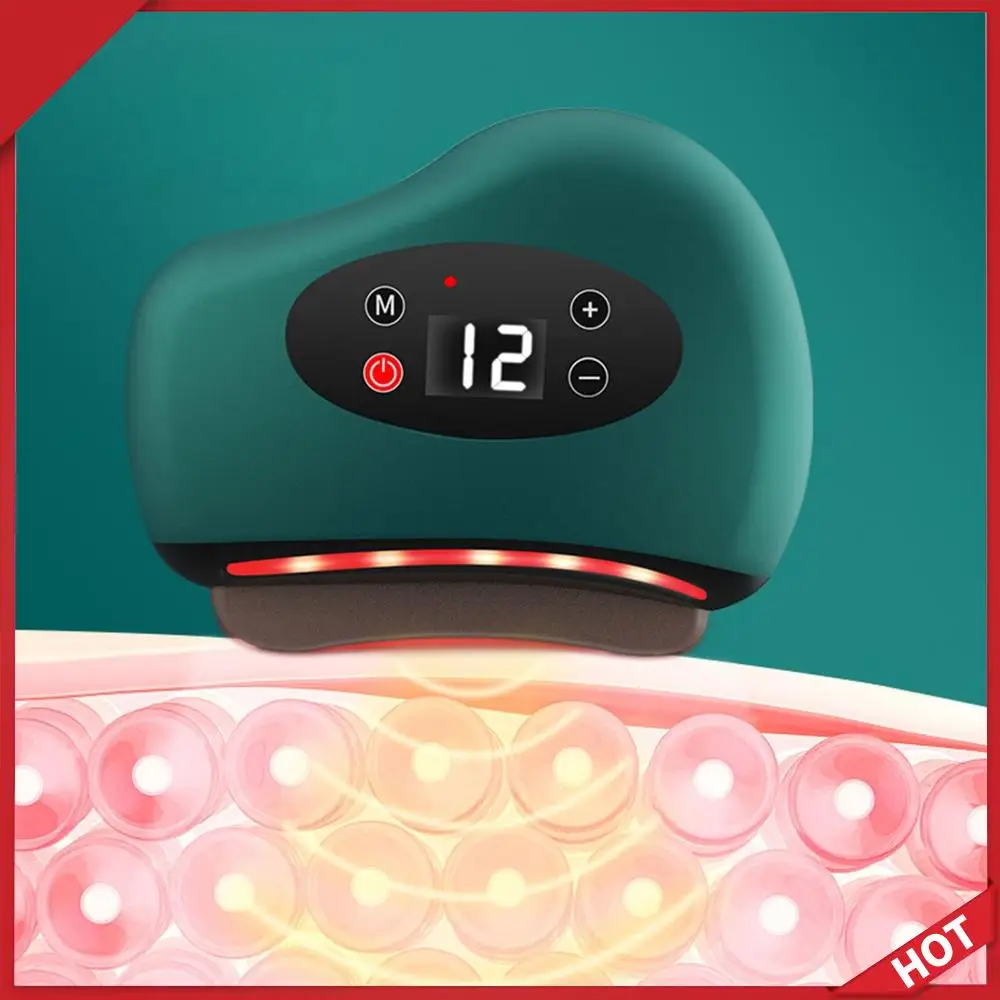 

Электрический массажер 3-в-1: вибрационный массажер для спины, USB-зарядка, горячий компресс, массажер для глаз, для шеи, лица, лифтинга кожи