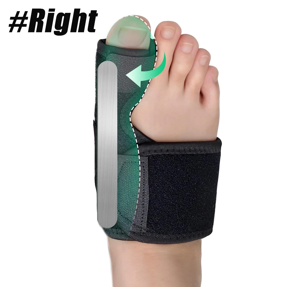 1pc New Hallux Valgus Pad, Joint Pain Relief, Alignment Treatment - Orthopedic Sleeve Foot Wrap Support for Men and Women