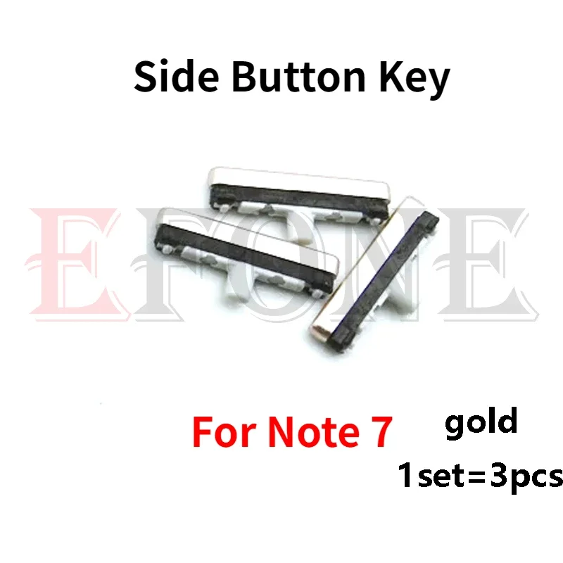 

10Set For Samsung Galaxy Note 7 N935 N935F N935FD N930V Power ON OFF Side Button Key Replacement parts
