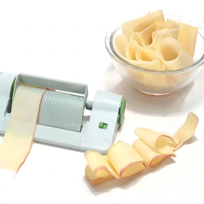 Eggie Sheet Slicer utensilios de cocina rebanador de frutas rollo cuchillo espiral patata rollo manzana
