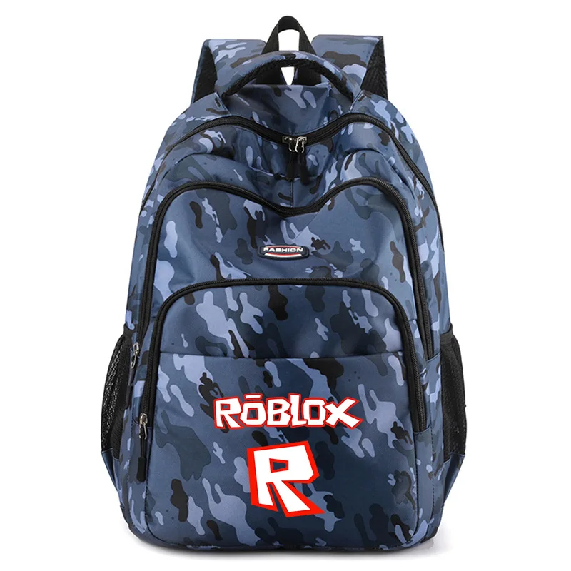 ROBLOX Backpack Women Men Backpacks Kids Anime Girl Knapsack Teenager School Bag Large Capacity Student Book Bag Rucksack Gift