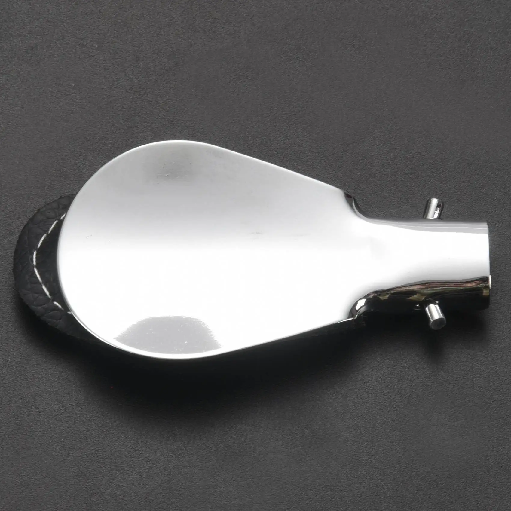 12*3.8cm Professional Foldable Stainless Steel Shoe Horn Long Shoespooner Spoon