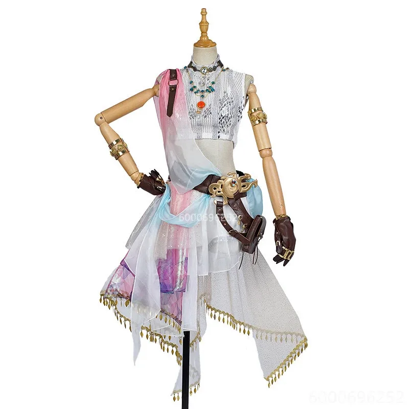 Naraka Bladepoint Feria Shen Косплей Qiyun Рубашка Костюм Хэллоуин Наряд для Женщин Девочек Мужчин Полный Комплект Новое Прибытие Лидер продаж