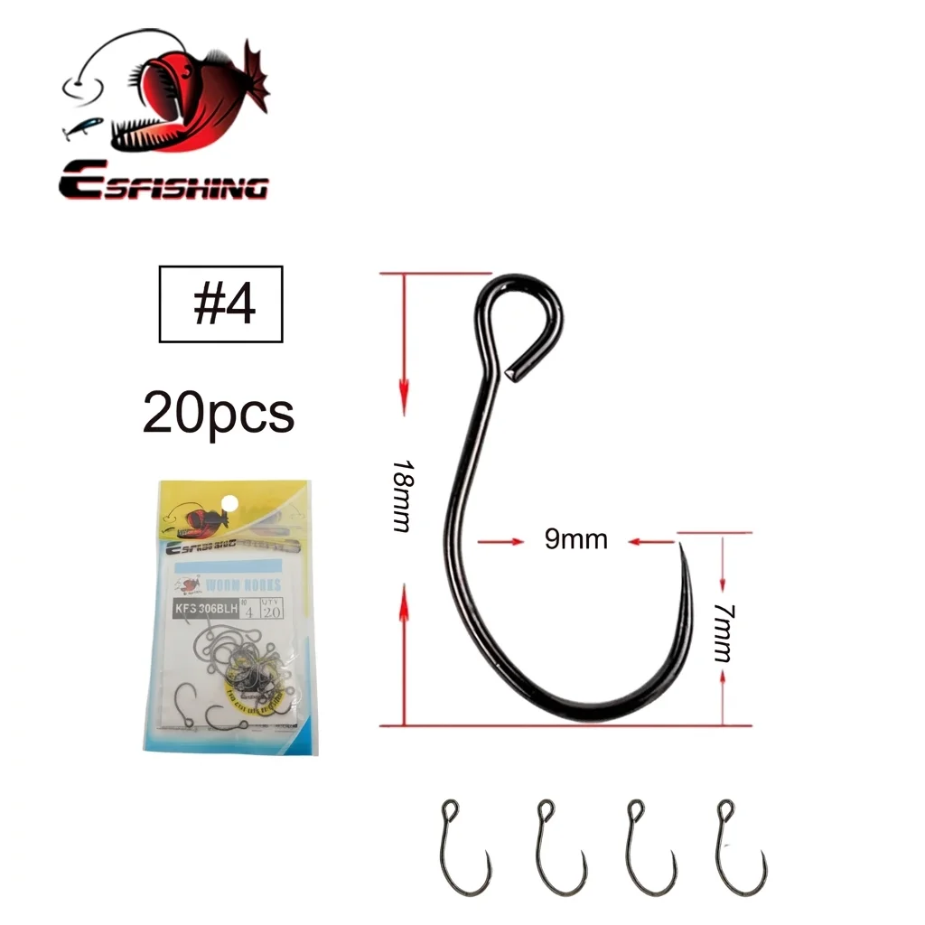 KESFISHING Weerhaak Vishaak Ko - Fishing Hook Size recensie en prijs