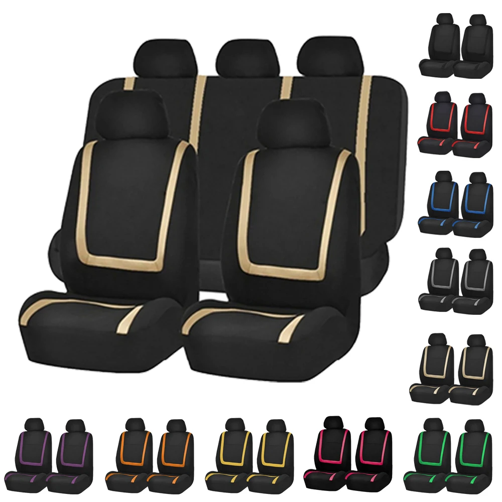 Fabric Car Seat Covers For MINI ONE COOPER Paceman Clubman Countryman Automobile Seat Cushion Protection Cover Car Accessories