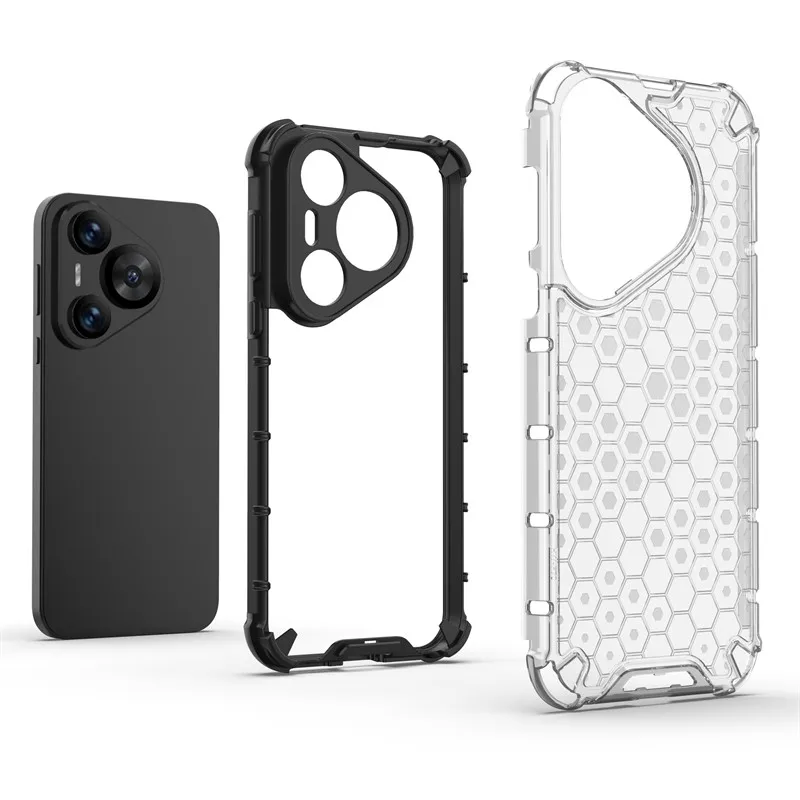 Per Huawei Pura 70 custodia Huawei Pura 70 Pro Plus Ultra Cover Luxury antiurto Armor PC Cover protettiva in Silicone Huawei Pura 70