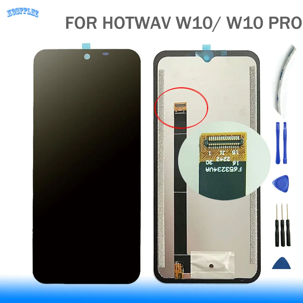 

New For HOTWAV W10 W10 Pro LCD Display Touch Screen Digitizer Assembly 100% Test W10PRO Digitizer Assembly Replacement Parts