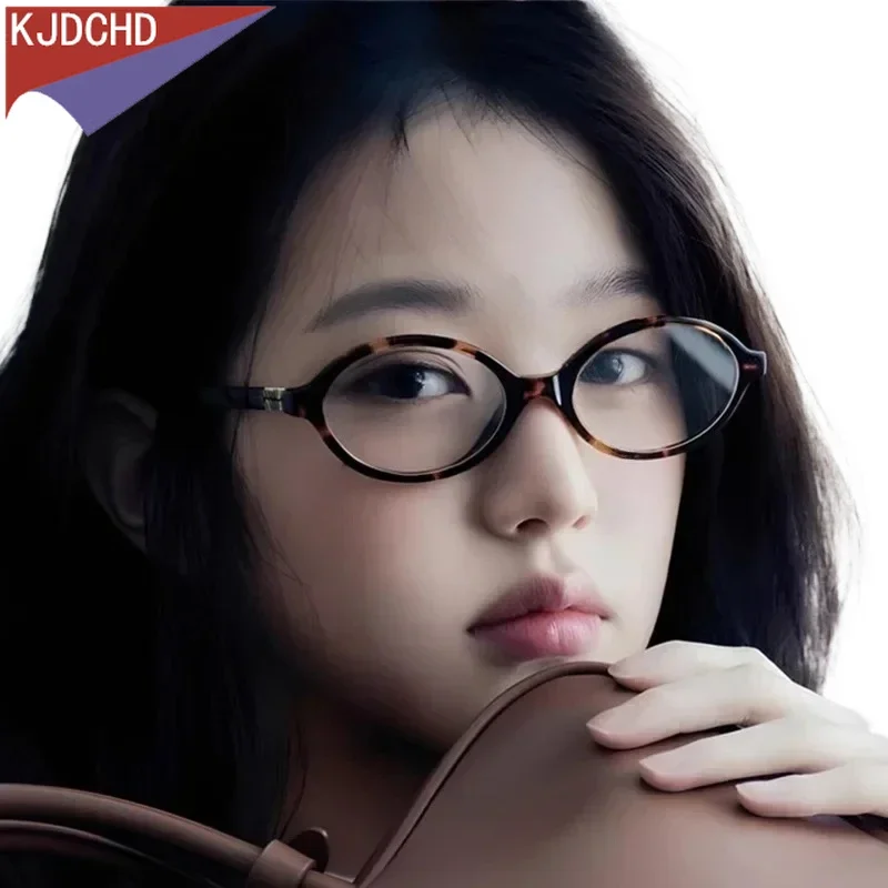 KJDCHD 2024 Fashion Ladies MIU Model Small Oval Reading Glasses Simple Fashion Design Summer Hot Sale