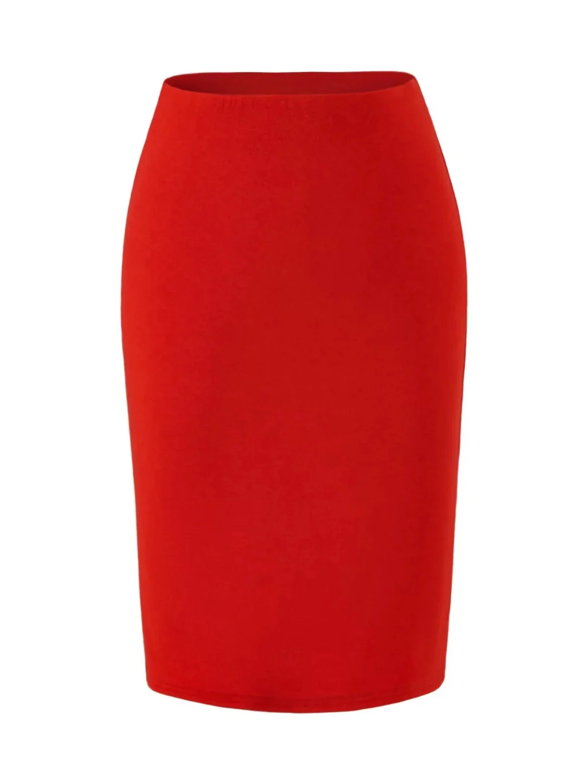American Style Sexy High Waist Pencil Skirt Women's Slimming Commute Professional Half-length Skirt Cotton Blend Fabric