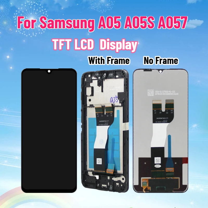 

TFT-дисплей для Samsung A05 A05S LCD A055FA057F с рамкой и дигитайзером в сборе для A057/A05S