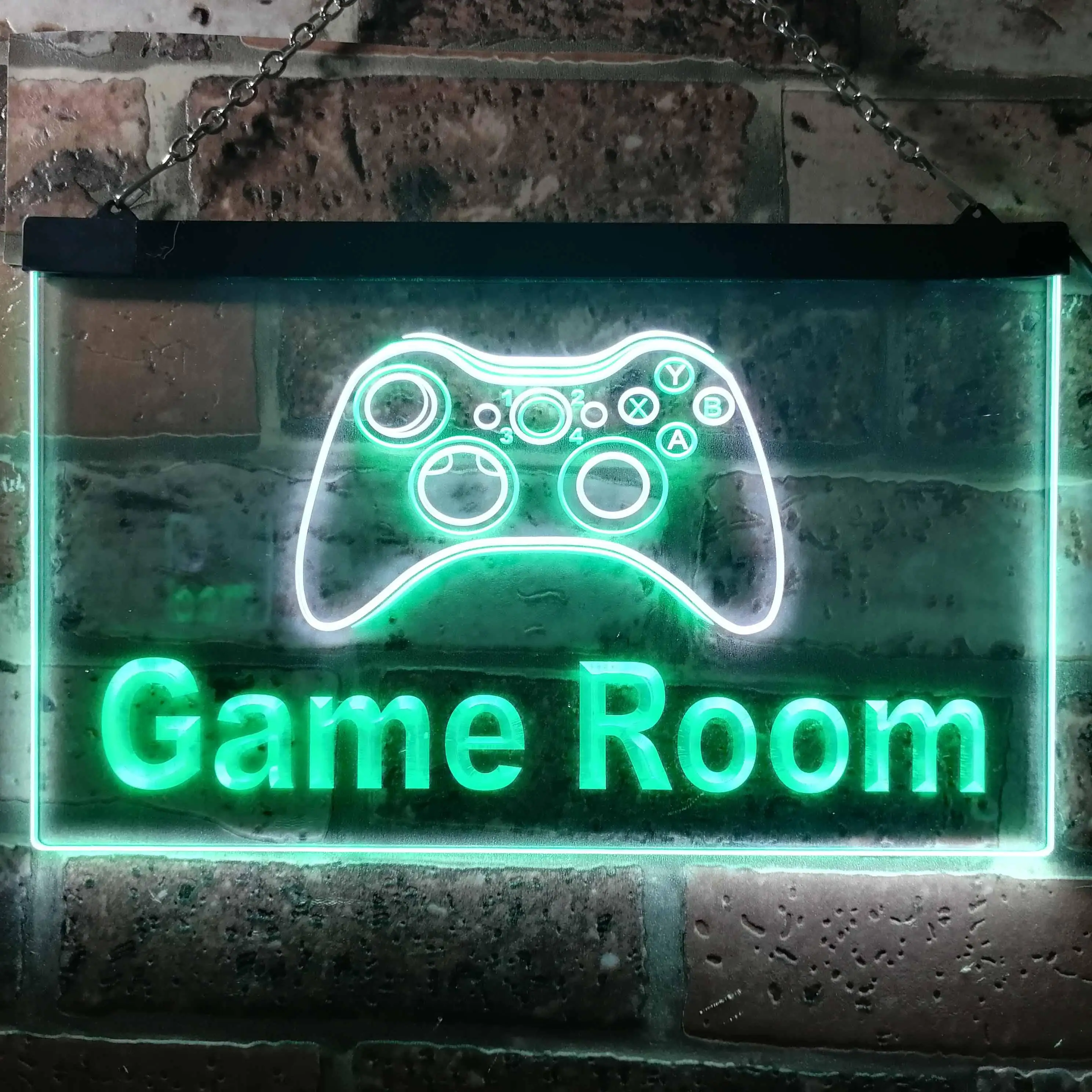 Game Console/Controller .Game Room Dual Color Led Neon Sign st6-j0984