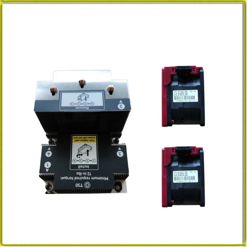 

Heatsink with 2 Fans for DL380 G10 DL380G10 Gen10 875071/839275/873594-001 Cooling Fan 877047/870935/875076-001