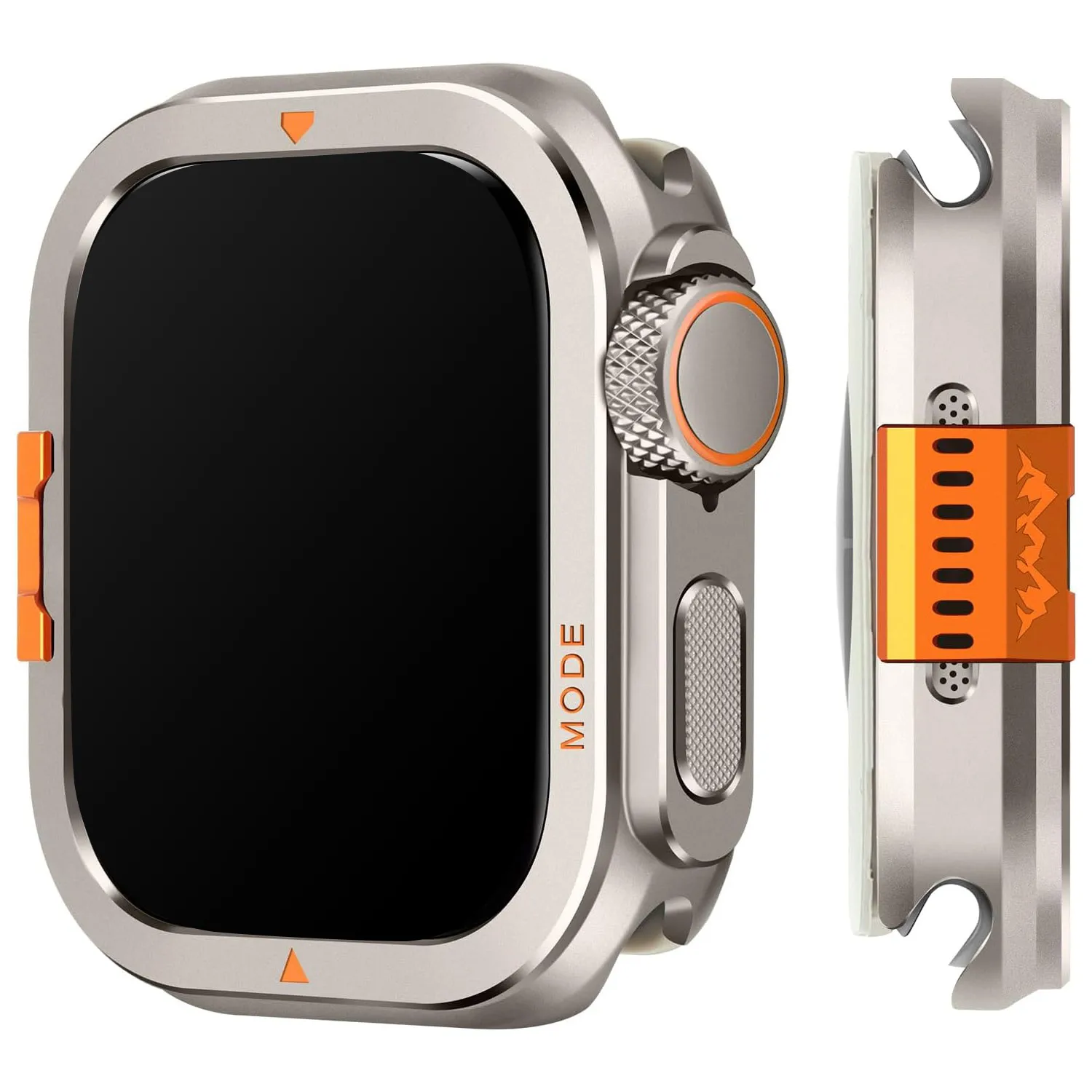 Die Schutzhülle ist geeignet für die Metallgehäuse der Apple Watch Ultra 3/2/1 (49mm), Serie 11/10 (46mm), 6/5/4 (44mm). – Detail 10
