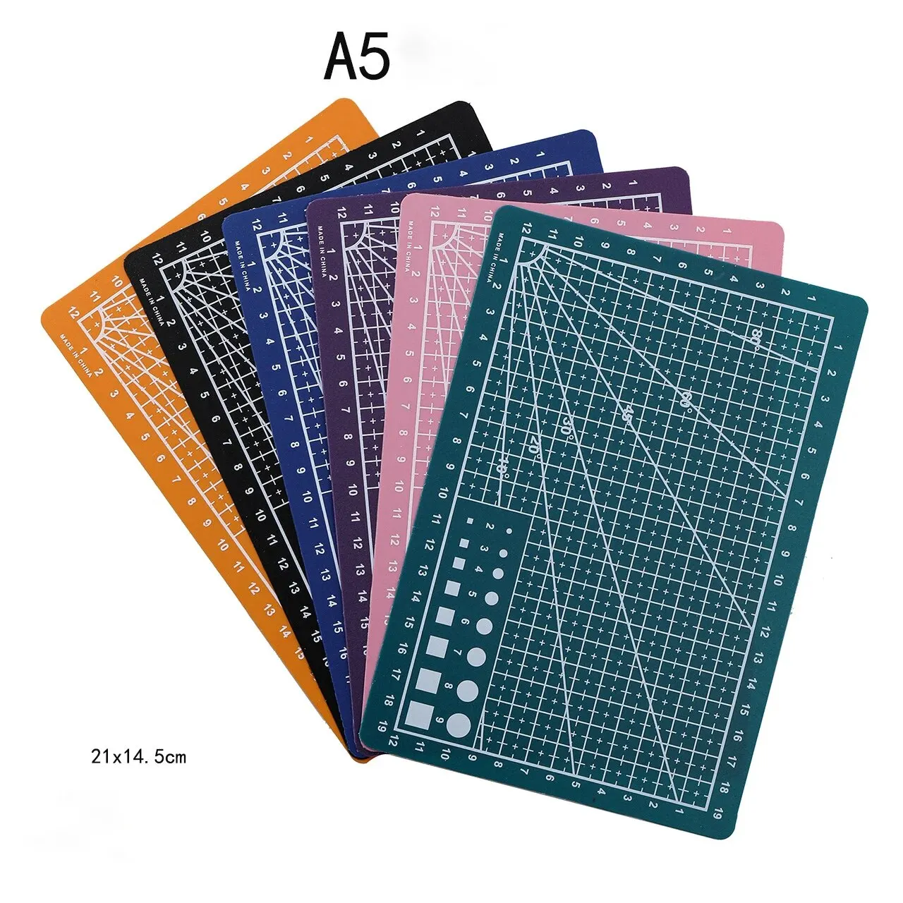1pcs A5 PVC Cutting Mat Cutting Board Workbench Patchwork Sewing Manual DIY Knife Engraving Leather Single Side Underlay