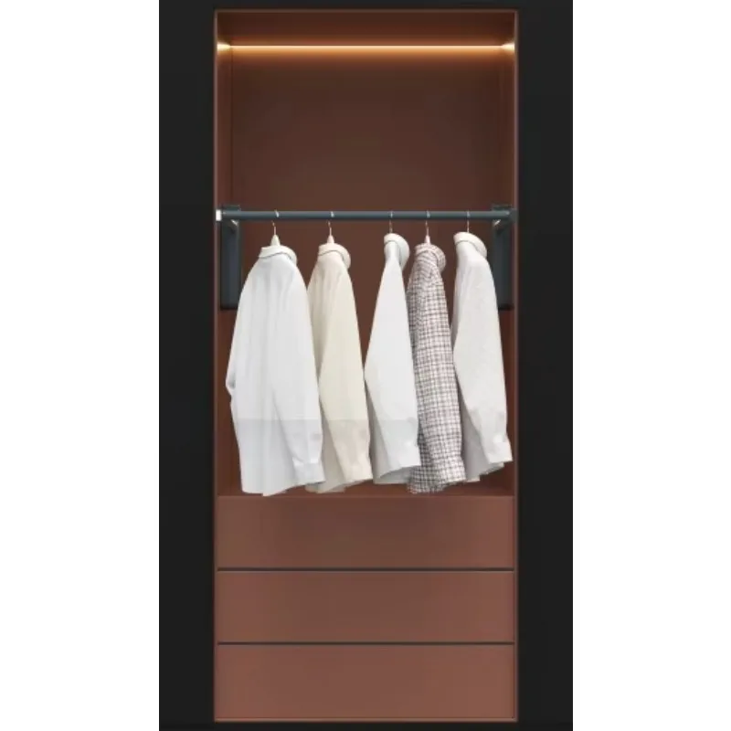 Smart Pull Down Electric Wardrobe Lift Motorized Wardrobe Lift Electric Lifting Clothes Rail