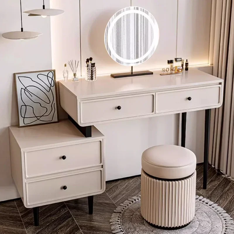 

Modern Furniture Makeup Chair Salon Luxury Nordic Dressing Table Room Bedroom Items Organizer Minimalist Woman Girls Set Rooms