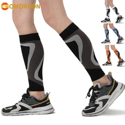 1Pair Calf Compression Sleeves For Men And Women - Leg Compression Sleeve - Calf Brace For Running, Cycling, Travel