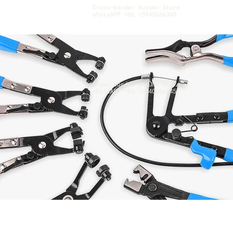 Car water pipe clamp holding throat clamp Remove and install pliers, separate bendable wire snap pliers tool