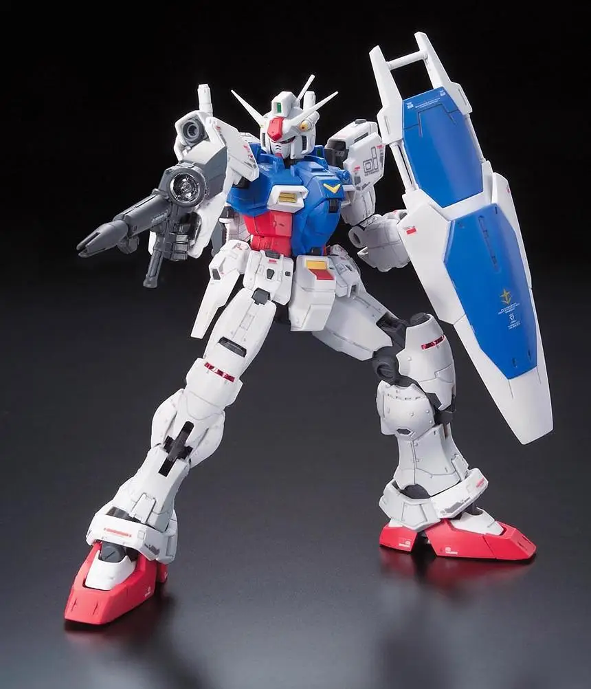 Bandai Original Gundam 1/144 RG 12 RX-78 GP01 Gundam GP01 Zephyranthes Action Figure Assembly Model Kit Collectible Gifts