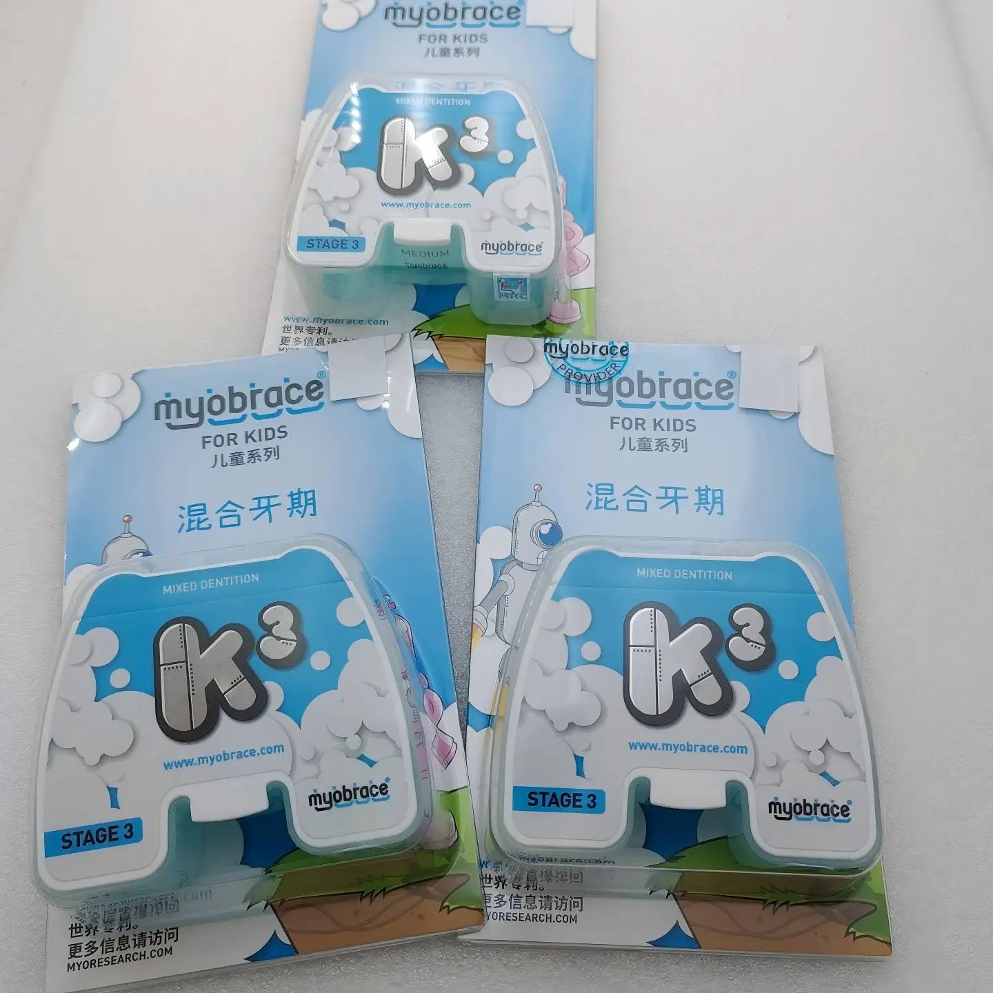 K3 Dental MRC Orthodontics Children's Orthodontic Braces Arch Shape for Jaw Development 6-10 Years Old
