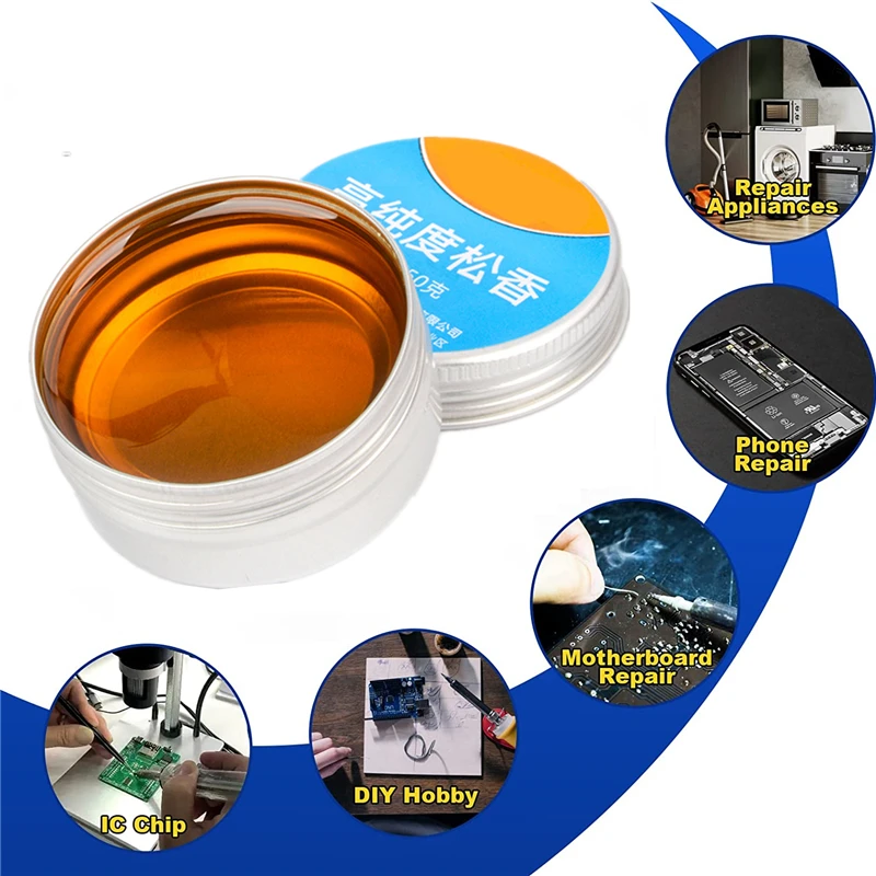 

30/50g High Purity Solid Rosin Solder Paste Flux Paste Soldering Tin Material Durability Rosin Soldering for Welding Repair