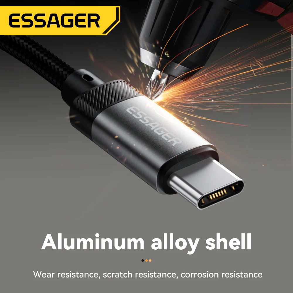 Essager Type C to 3.5mm Audio Cable Headphones Adapter USB C To 3.5mm Jack Audio AUX Cable For iPhone ipad Huawei Xiaomi MacBook image 4