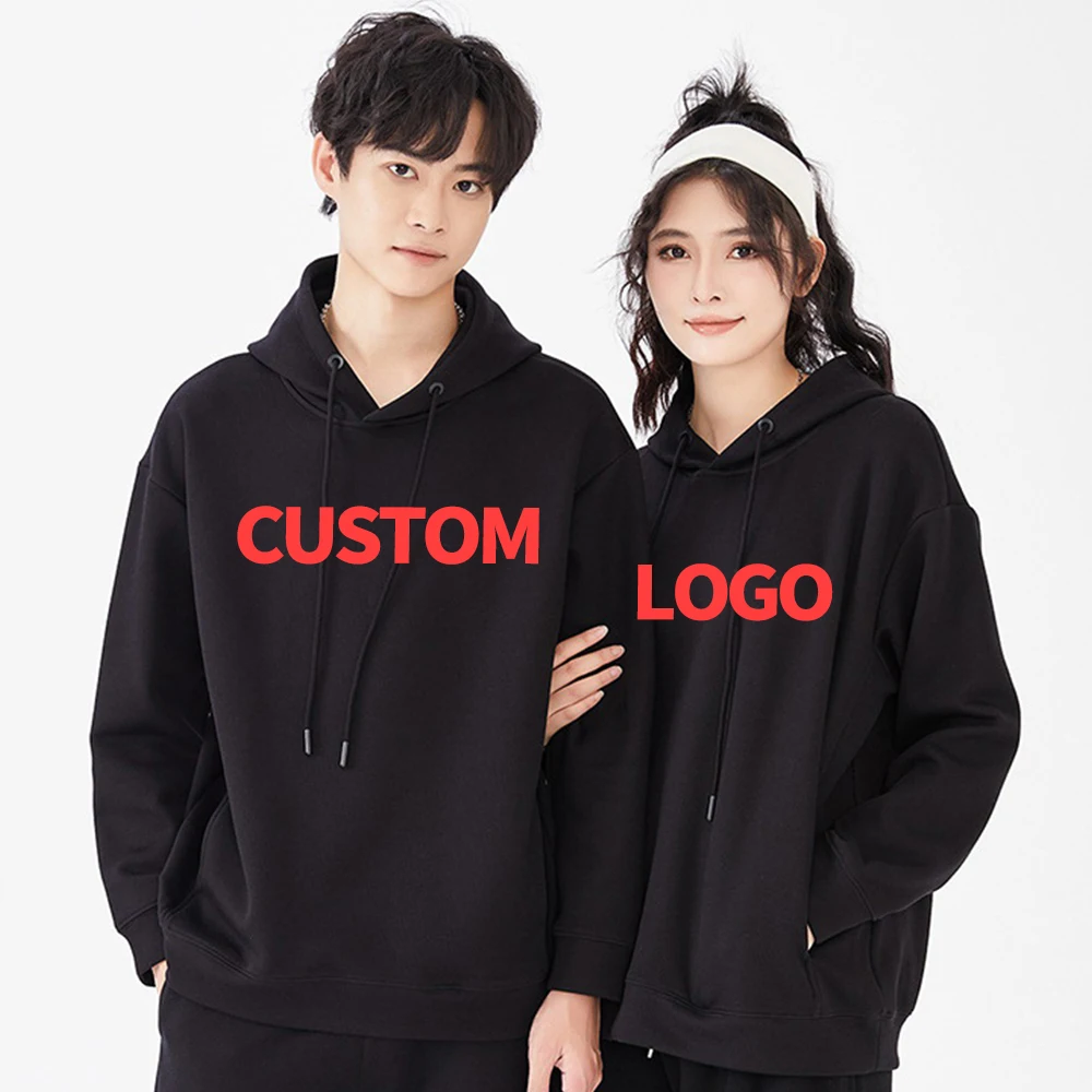 

Мужские худи оверсайз из мягкого хлопка 350 г/м² с индивидуальным дизайном и печатью логотипа, зимняя уличная одежда, 1 шт.