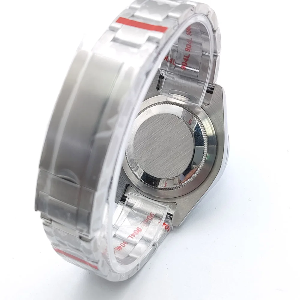 ساعة غواص NH35A أوتوماتيكية فاخرة للرجال 41 ملم كريستال ياقوتي مقاوم للماء تصميم كاجوال موضة ساعة تاريخ فقط