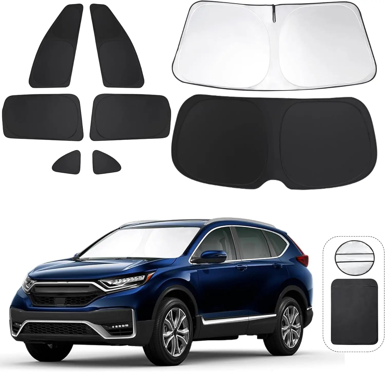 

Car Window Shades for Honda CR-V 2017-2022, Full Set Sun UV Protection Privacy Shade Accessories