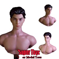 HW TOYS HW01CZYA/B 1/6 Scale Male Soldier Head Sculpture Che Zhiyu Handsome Guy Head Carving Fit 12-inch Action Figure Doll Body