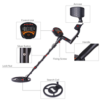 MD-810 Professional Metal Detector Underground Metal Detector Treasure Finder Handheld Gold Digger Hunter Sensitivity Adjustable