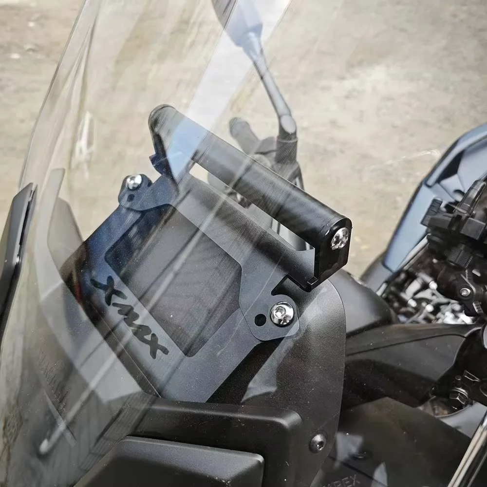 New Motorcycle Accessories Mobile Phone Stand Holder GPS Support Navigation Bracket For Yamaha XMAX 300 X-MAX XMAX300 2023 2024