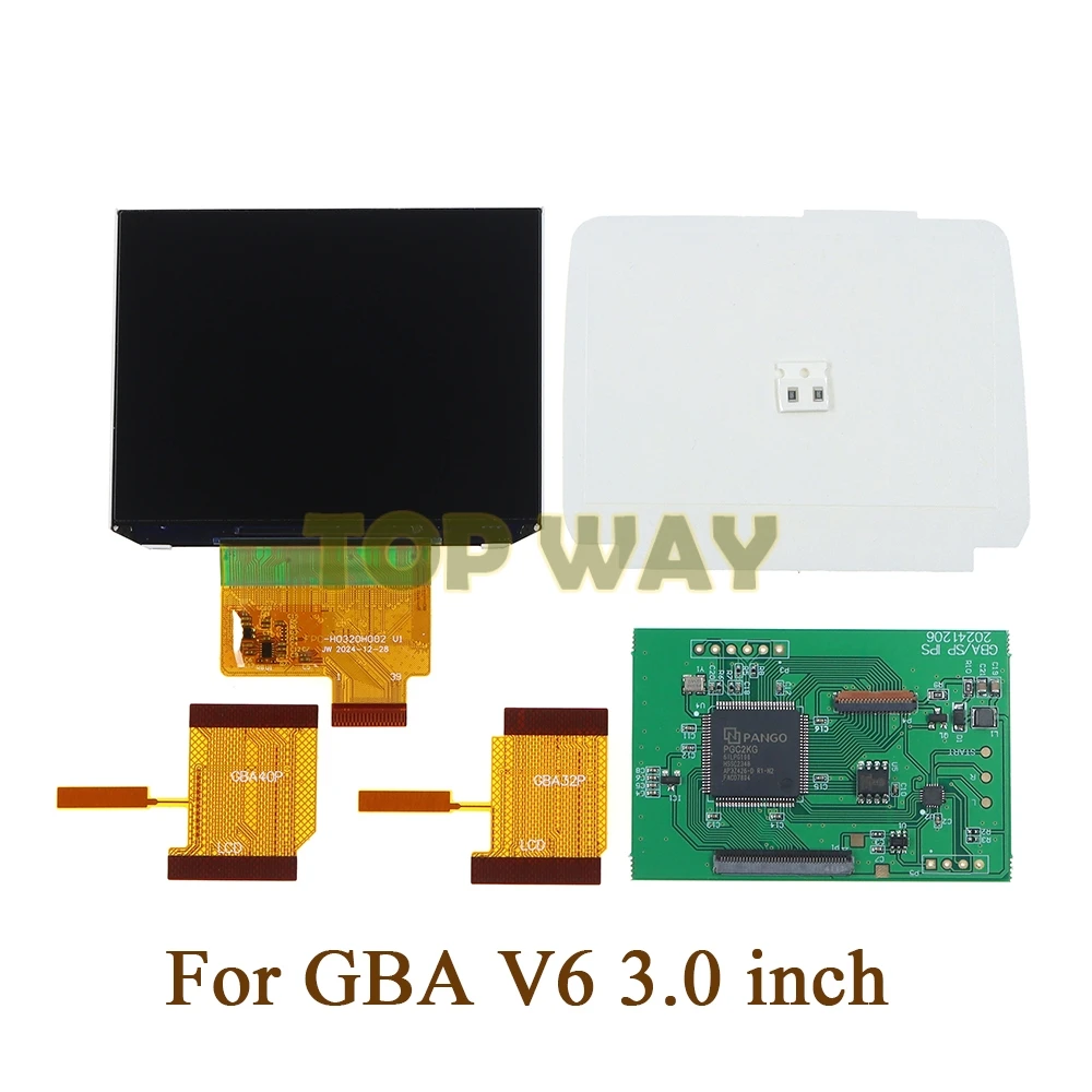 

1 комплект IPS LCD-экранов V6 для GBA с высокой яркостью, 3-дюймовый IPS LCD-дисплей с высокой яркостью для GBA V6.0.