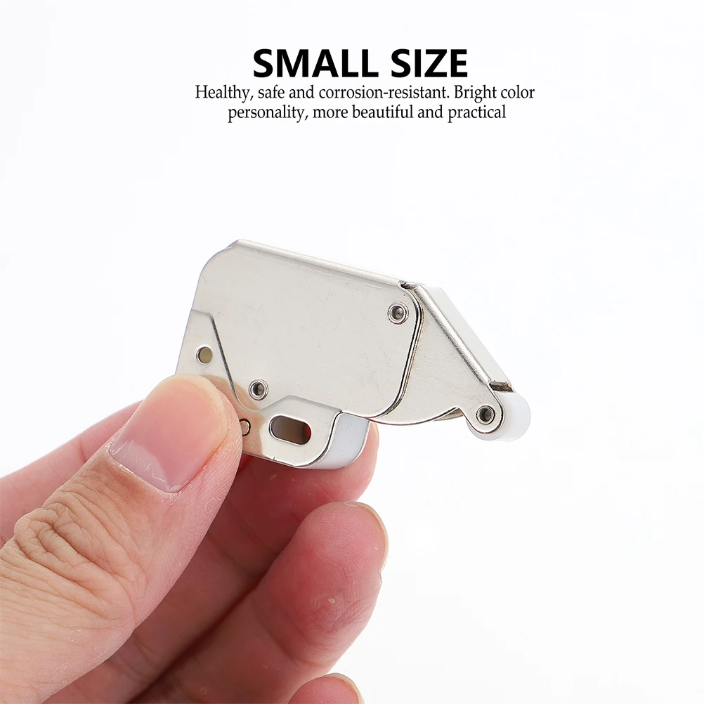 

8 шт. регулируемый дверной замок с пружинной защелкой, нажимной, чтобы открыть для шкафа, гардероба, мебели, сильная амортизация, эффект отключения звука