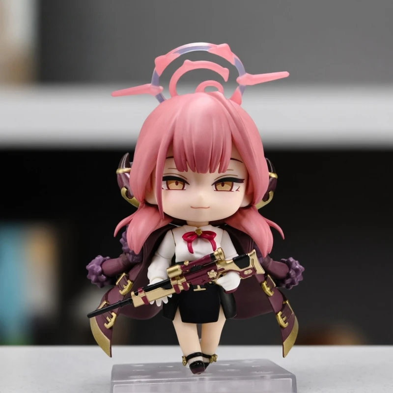 Figurine Rikuhachima Aru de 10cm, périphérie de jeu animé, Version Q, modèle d'action, ornements en boîte, poupée Kawaii, cadeau