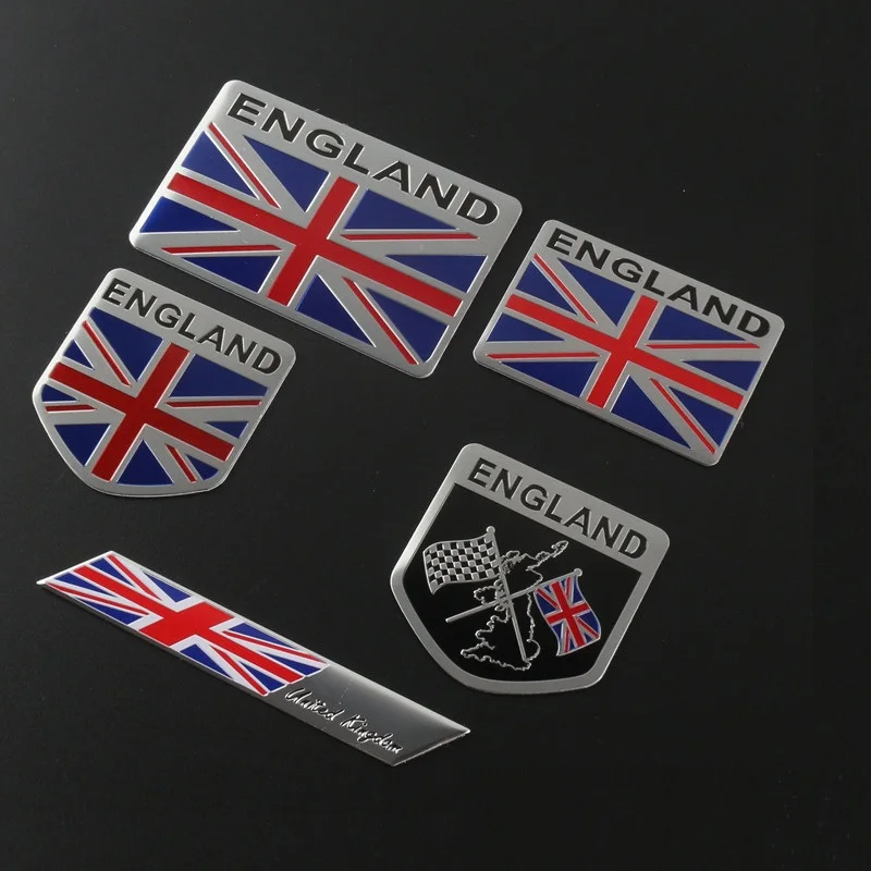 England Flag Car Stickers United Kindom Emblem UK Badge Decal For Land Rover Mini Cooper Auto Styling