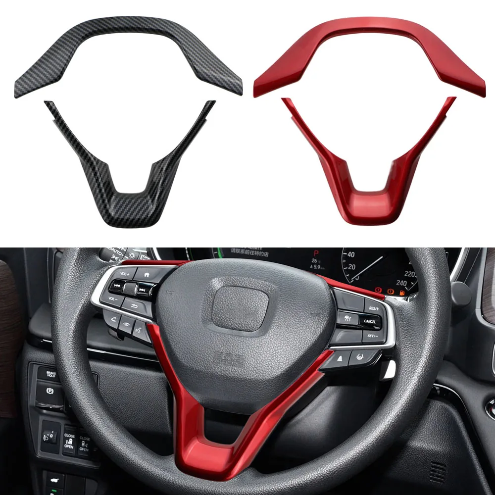 Autocollant de couverture de panneau de volant de voiture, pour Honda Accord 10th INSIGHT 2018 – 2022 City 2020 – 2022, accessoires de style automobile