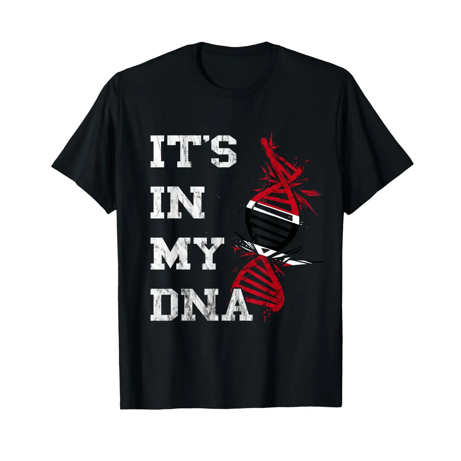 Trinidad and Tobago It's in My DNA Trinidadian Pride T Shirt vintage Washed Casual Versatile Stretched fashion Unisex Stylish