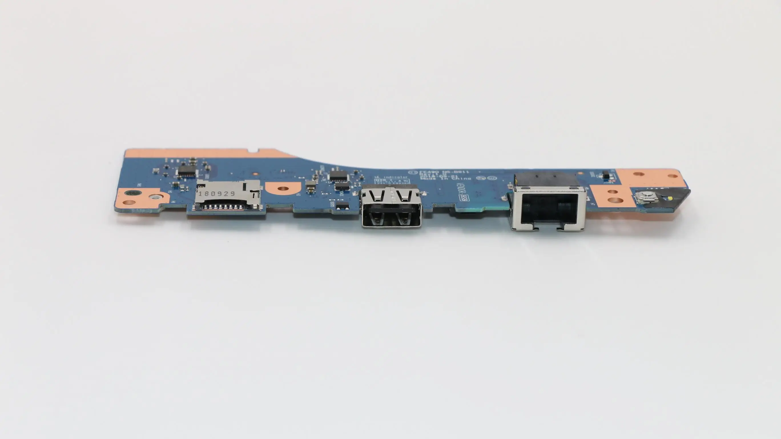FOR Lenovo thinkpad E490 Switch Board USB Board Network Card Board NS-B911 FRU 02DL870 Sub Card E490 I/O board