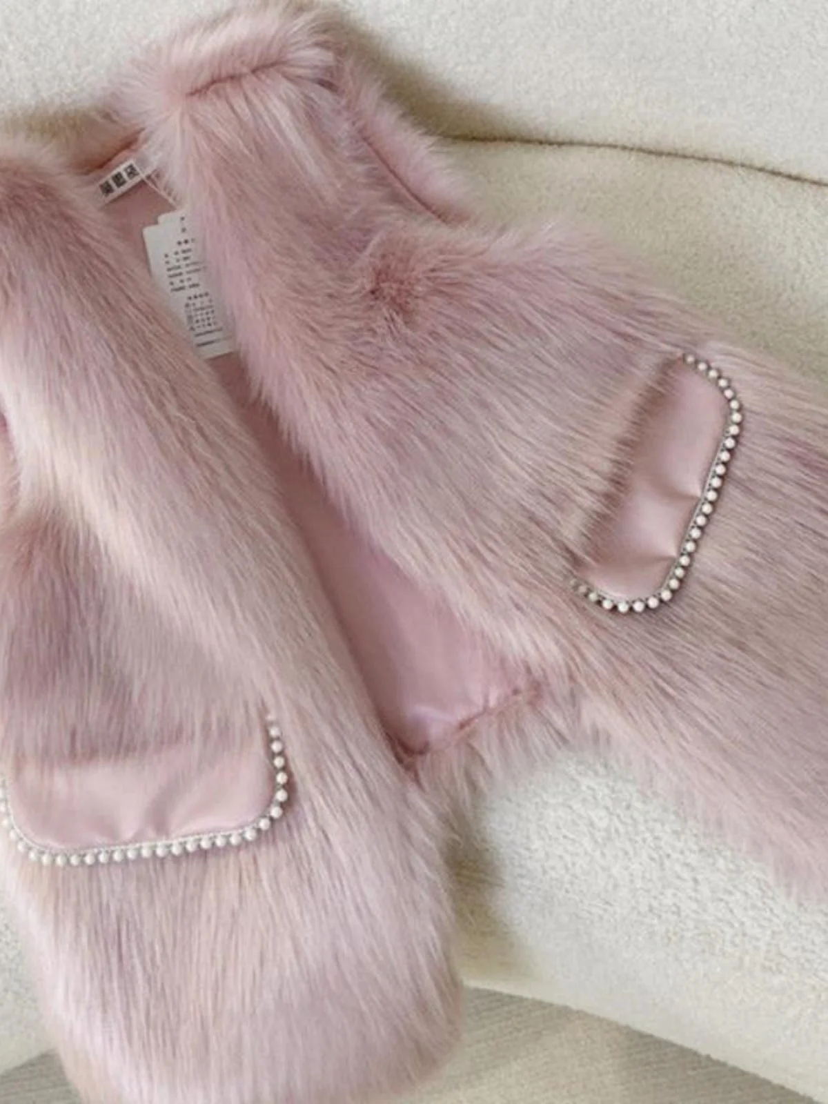 

Зимний женский жилет из искусственного меха, облегающий, в корейском стиле, осенне-зимняя новинка, приталенный крой, чистый стиль