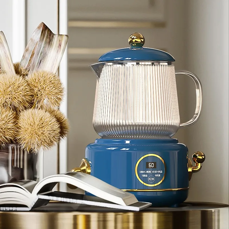 600Ml Waterkoker Draagbare Stoofpot Beker Gezondheid Behoud Pot Gekookt Water Thee Pot Verwarming Cup Mini Waterkoker Voor Kantoor thuis 220V