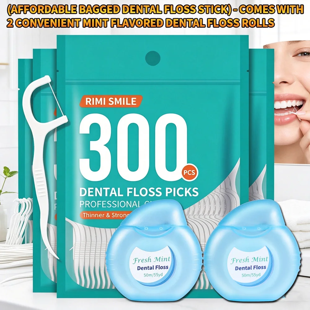 

Зубные нити-флоссеры семейного размера – выгодный набор в упаковке с 2 рулонами мятной нити, ультрагладкие, для ежедневной гигиены полости рта