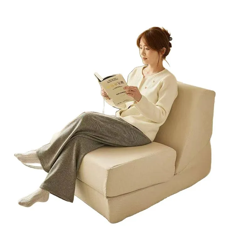 Vacuum roll bag compression sofa, folding lazy recliner, skeleton-free single sofa