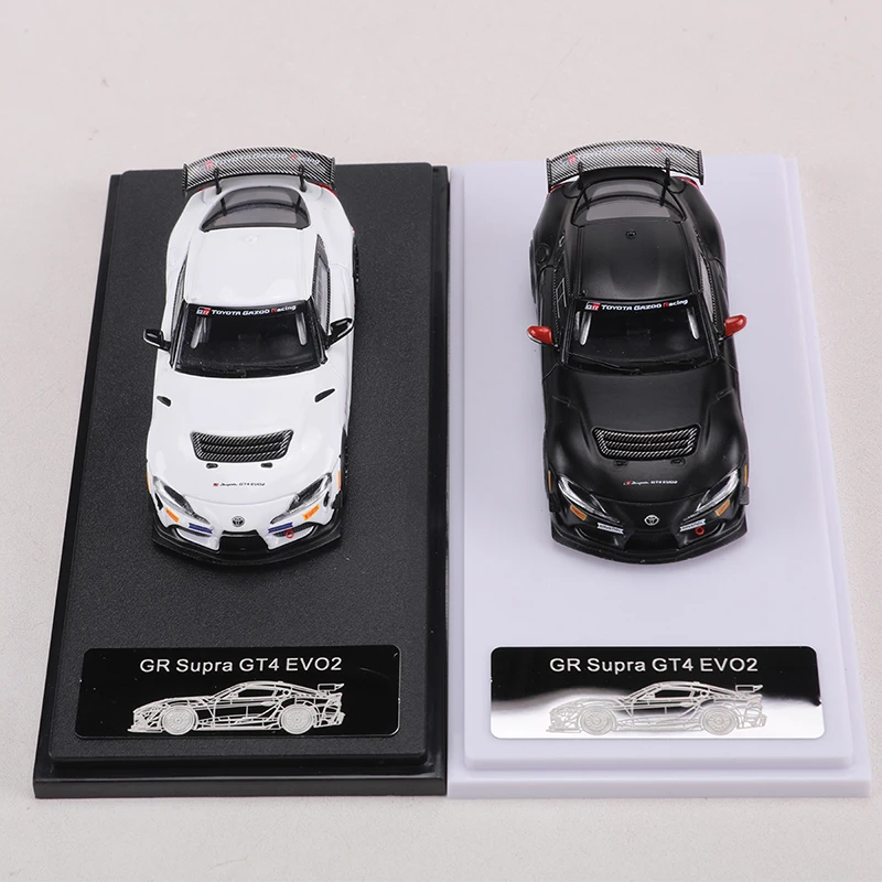 RM MODEL 1:64 GR Supra GT4 EVO2 Simulation Alloy Die-cast Car Model Toy Collectible Ornament