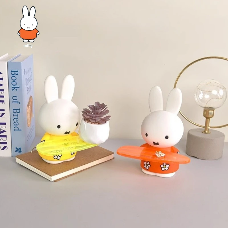 

Поднос Miffy Rabbit Blind Box, настоящая модная фигурка и периферийные игрушки, милые и креативные фигурки и украшения