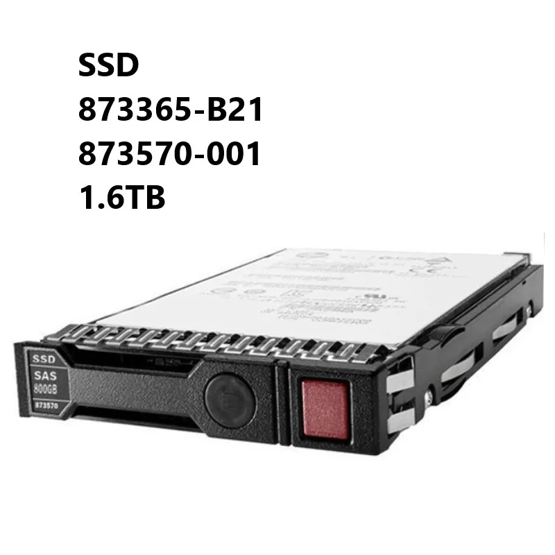 

NEW SSD 873365-B21 873570-001 1.6TB 2.5in SFF MLC DS SAS-12Gbps SC Mixed Use Solid State Drive for H+PE ProLiant G8G9G10 Servers