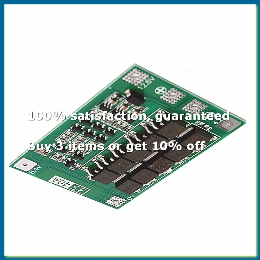 3S 40A 18650 Li-Ion Lithium Battery Charger Protection Board Pcb For Drill Motor 11.1V 12.6V Lipo Cell Module-DTD2