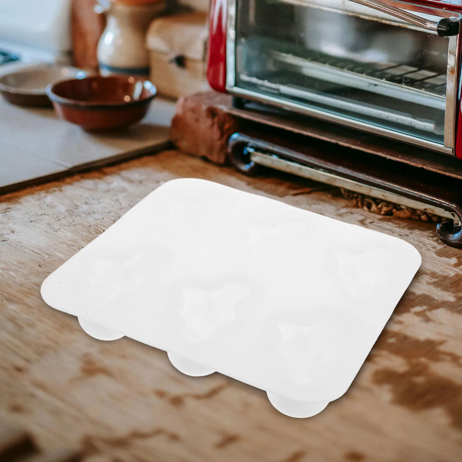 

Adorable 6-Slot Cloud Silicone Mold Non-Stick Baking Mould for Cakes Jellies Chocolate Oven Microwave Use DIY Crafting Tool