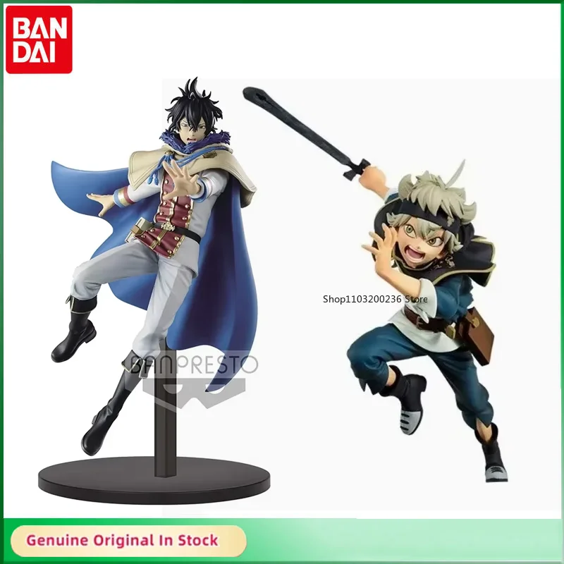 

BANDAI Original DXF Black Clover Asta Yuno Grinbellor Anime Action Figure Model Hobbies Collectible Desktop Decoration