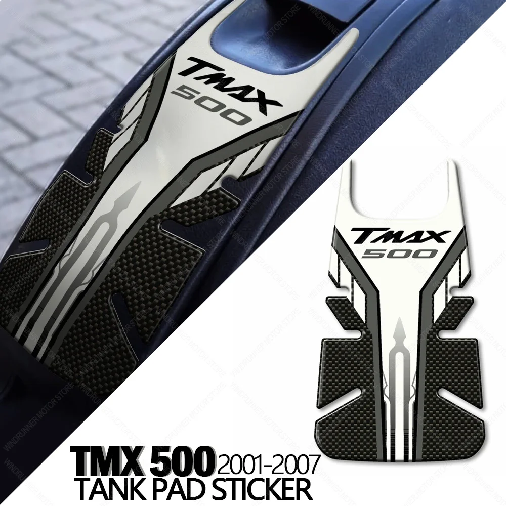 

Motorcycle Accessories Waterproof Protective Sticker Tank Pad Sticker 3D Epoxy Protective Sticker For TMAX 500 T-MAX 2001-2007